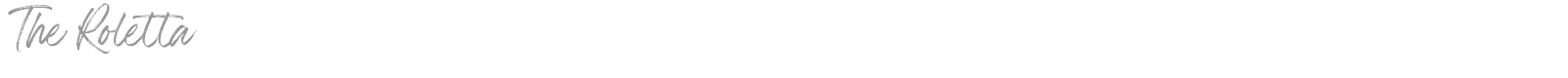 The Roletta font preview